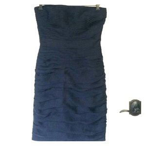 Monique Lhuillier Bridesmaids Strapless Dress